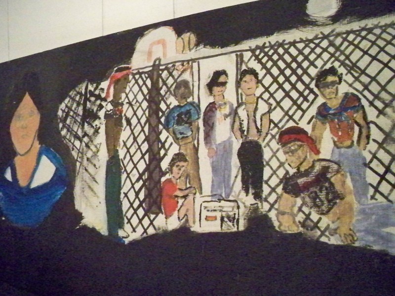 Eighth grade summer art project.